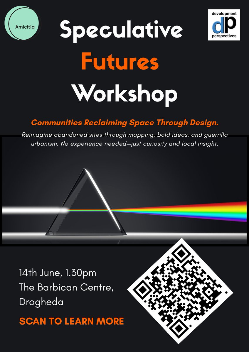 Ready to reimagine Drogheda?

Join us at The Barbican, St. Peter's Parish Centre, for a hands-on day of creativity, collaboration, and bold ideas!
The Alliance of Spatial Liberation invites you to you to reimagine derelict spaces as sites of possibility ✨

Register: