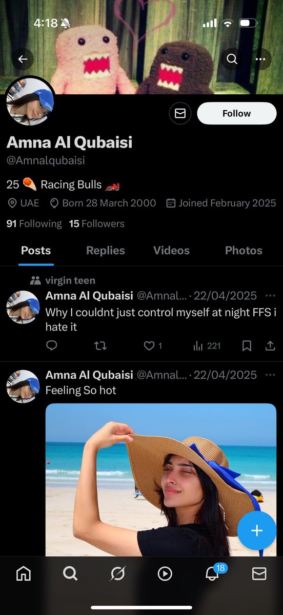 Amna_Alqubaisii's tweet image. Just found out thereโs an account on X impersonating me ๐
This is not me please report ๐๐ฝ