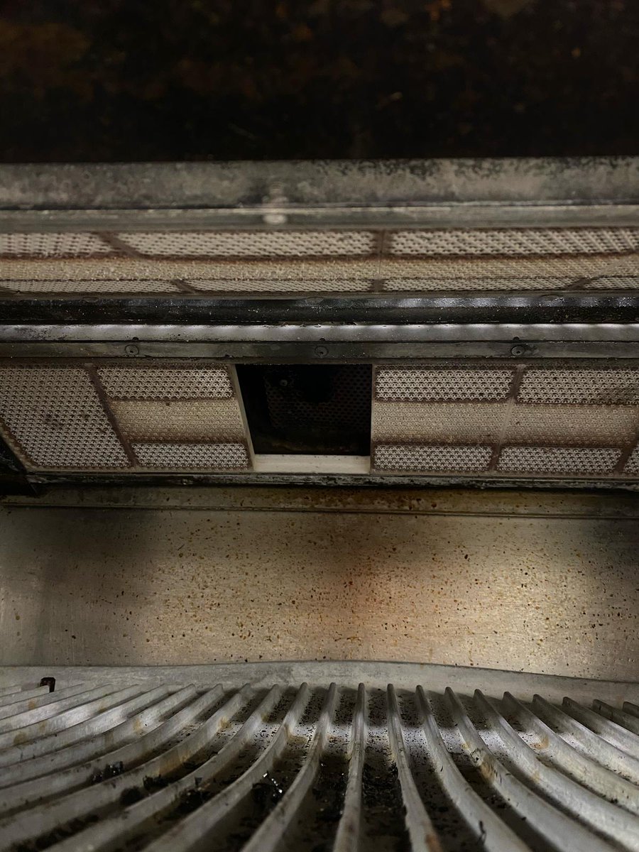 A customer reported difficulty lighting their grill. Upon inspection, we found a missing plaque, allowing gas to escape from the mixing chamber at the rear of the burner—posing a serious safety risk.

We have made the appliance safe and arranged for a replacement grill.
