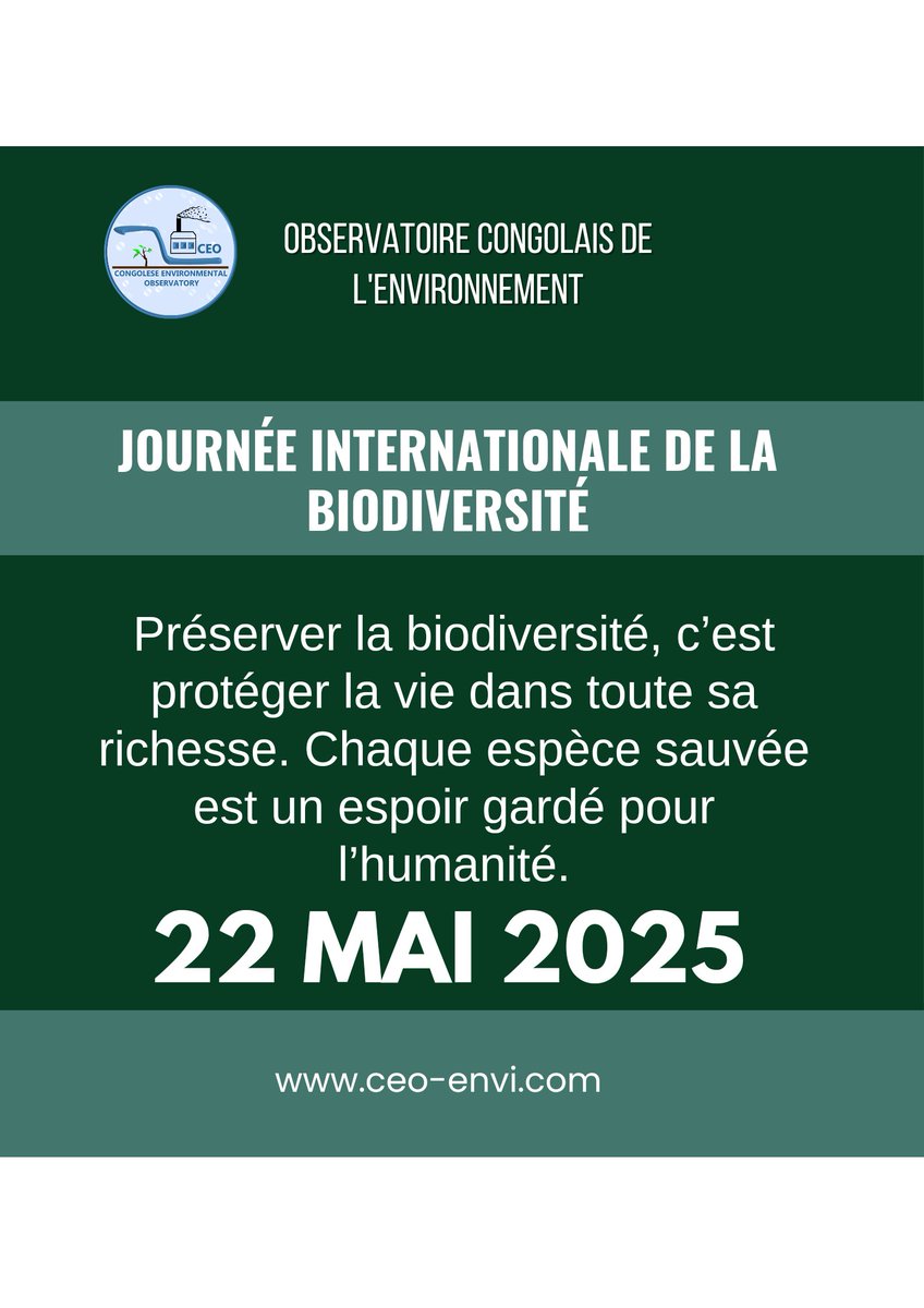 CongolaisOce's tweet photo. Préserver la #biodiversité, c’est protéger la vie dans toute sa richesse. Chaque espèce sauvée est un espoir gardé pour l’humanité.
https://t.co/A4KxBNv0Ds https://t.co/eIq0lr6USt