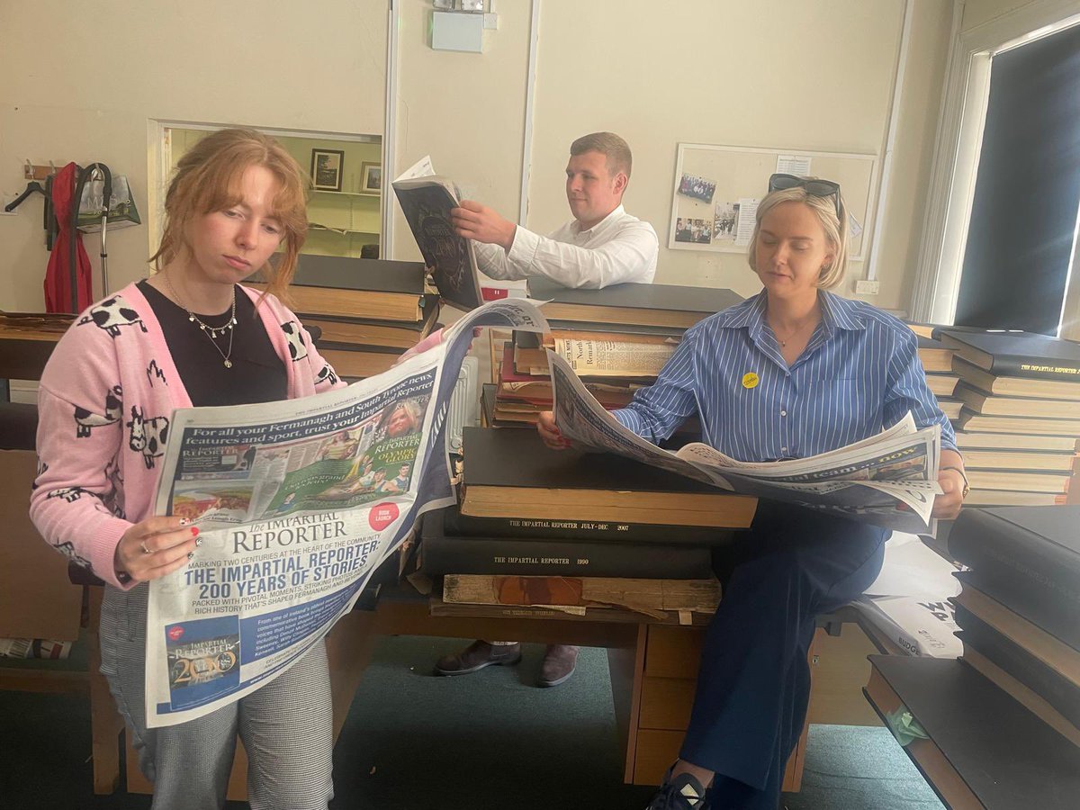 The Impartial Reporter (@impartialrep) on Twitter photo Staff members <a href="/wjsmith994/">William Smith</a> , <a href="/V_toriaJohnston/">Victoria Johnston</a> and <a href="/_Wallsjasmin/">Jasmin Walls</a> checking out the our special anniversary broadsheet supplement. ๐ธ <a href="/JohnMcVittyPix/">John McVitty</a> Staff members <a href="/wjsmith994/">William Smith</a> , <a href="/V_toriaJohnston/">Victoria Johnston</a> and <a href="/_Wallsjasmin/">Jasmin Walls</a> checking out the our special anniversary broadsheet supplement. ๐ธ <a href="/JohnMcVittyPix/">John McVitty</a>