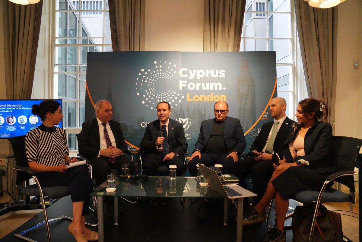 National Federation of Cypriots in the UK (@ukcypriotfed) on Twitter photo Vibrant and lively discussions today <a href="/CypForum/">Cyprus Forum</a> #London; opened by <a href="/PikiIrene/">Irene Piki</a> & Victoria Billing
Fed Pres <a href="/ChrisKaraolis/">Christos Karaolis</a> shared his perspectives on a panel about diaspora perspectives on the future of Cyprus
Watch live: youtu.be/6T9sw7WWFsQ Vibrant and lively discussions today <a href="/CypForum/">Cyprus Forum</a> #London; opened by <a href="/PikiIrene/">Irene Piki</a> & Victoria Billing
Fed Pres <a href="/ChrisKaraolis/">Christos Karaolis</a> shared his perspectives on a panel about diaspora perspectives on the future of Cyprus
Watch live: youtu.be/6T9sw7WWFsQ