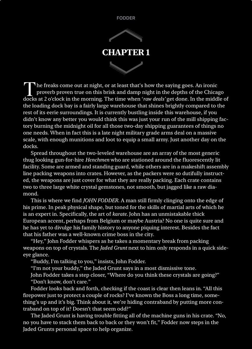 legend_director's tweet image. On the eve of release, I proudly present the first chapter of @Fodder_Novel #fodderbook #pubday #firstchapter