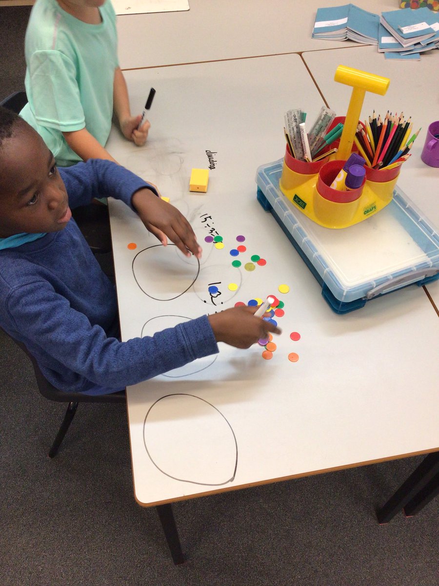 A fun and practical maths lesson in Year 2 this morning!