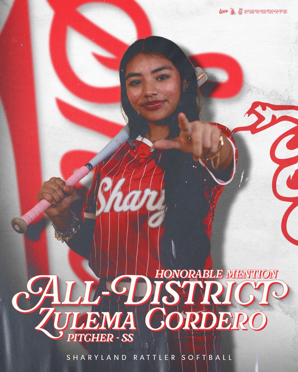 Congratulations to the following Sharyland Softball Players for receiving All District Honorable Mention.