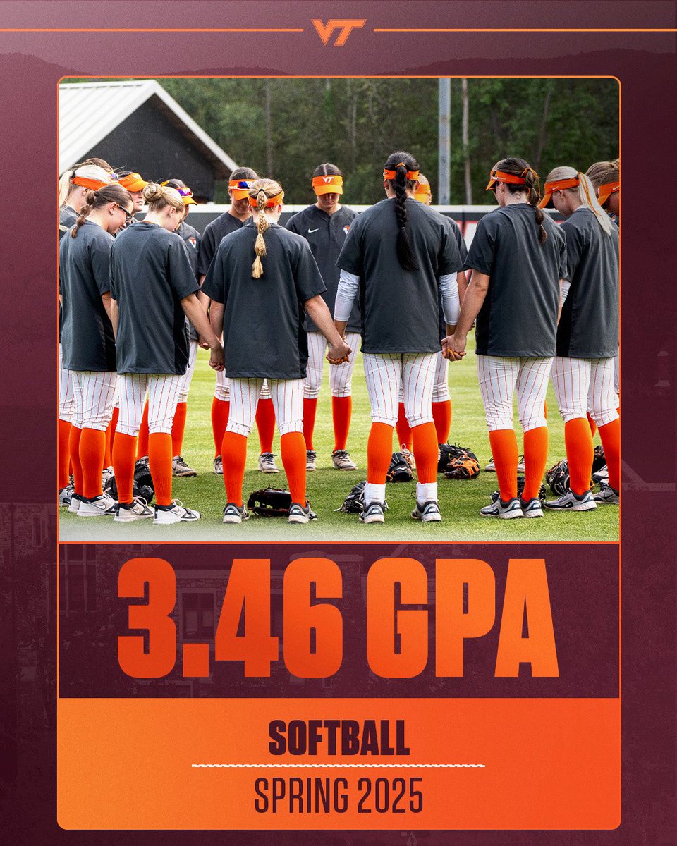 Virginia Tech Softball (@hokiessoftball) on Twitter photo Another great semester in the classroom ๐
#Hokies๐ฅ Another great semester in the classroom ๐
#Hokies๐ฅ