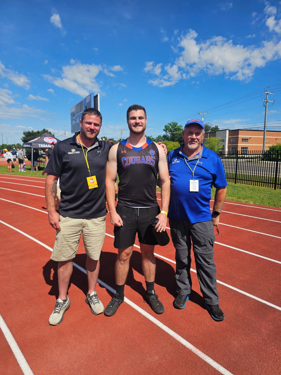 Congratulations Luke Ivey!! Luke threw a school record 182’8”. He is the 2025 TSSAA Class AAA Discus Champion!