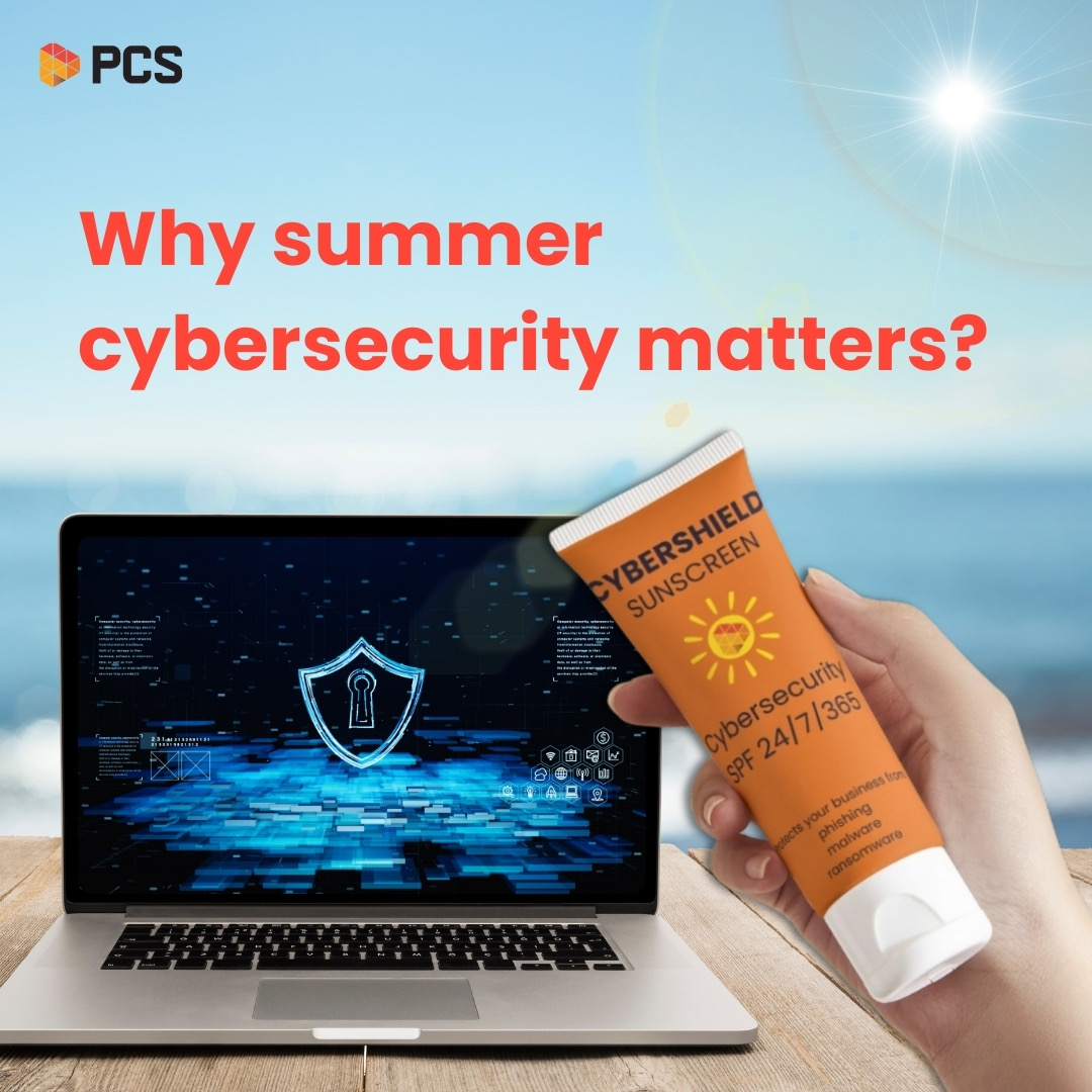 Your SPF blocks sunburns…
But what’s blocking cyber threats this summer?

Vacations = prime time for hackers.

PCS covers you like SPF 50:
🛡️ Secure VPNs
☁️ Cloud backups
🔒 Always-on protection

👉 hubs.ly/Q03mgKzF0
#CyberSafeSummer #helpmepcs #managedIT #cybersecurity