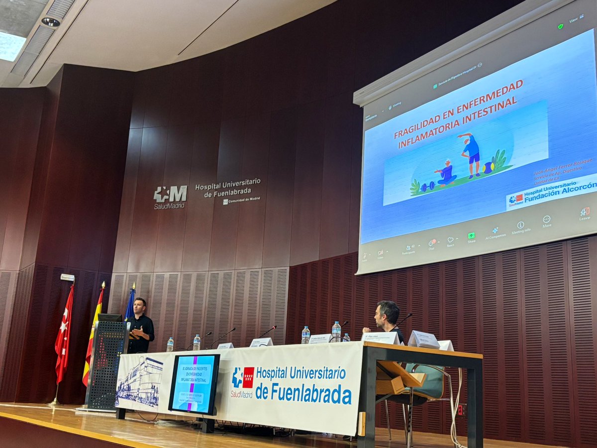 Fragilidad en #Eii, por el Dr. Juan Ángel Ferrer de <a href="/DigestivoHufa/">Digestivo HU Fundación Alcorcón</a> 

¿Cómo influye en la vida de pacientes con #EII?

<a href="/geteccu/">GETECCU</a> <a href="/GETEII/">GETEII</a> <a href="/EntrenaEII/">G-EducaInflamatoria</a>