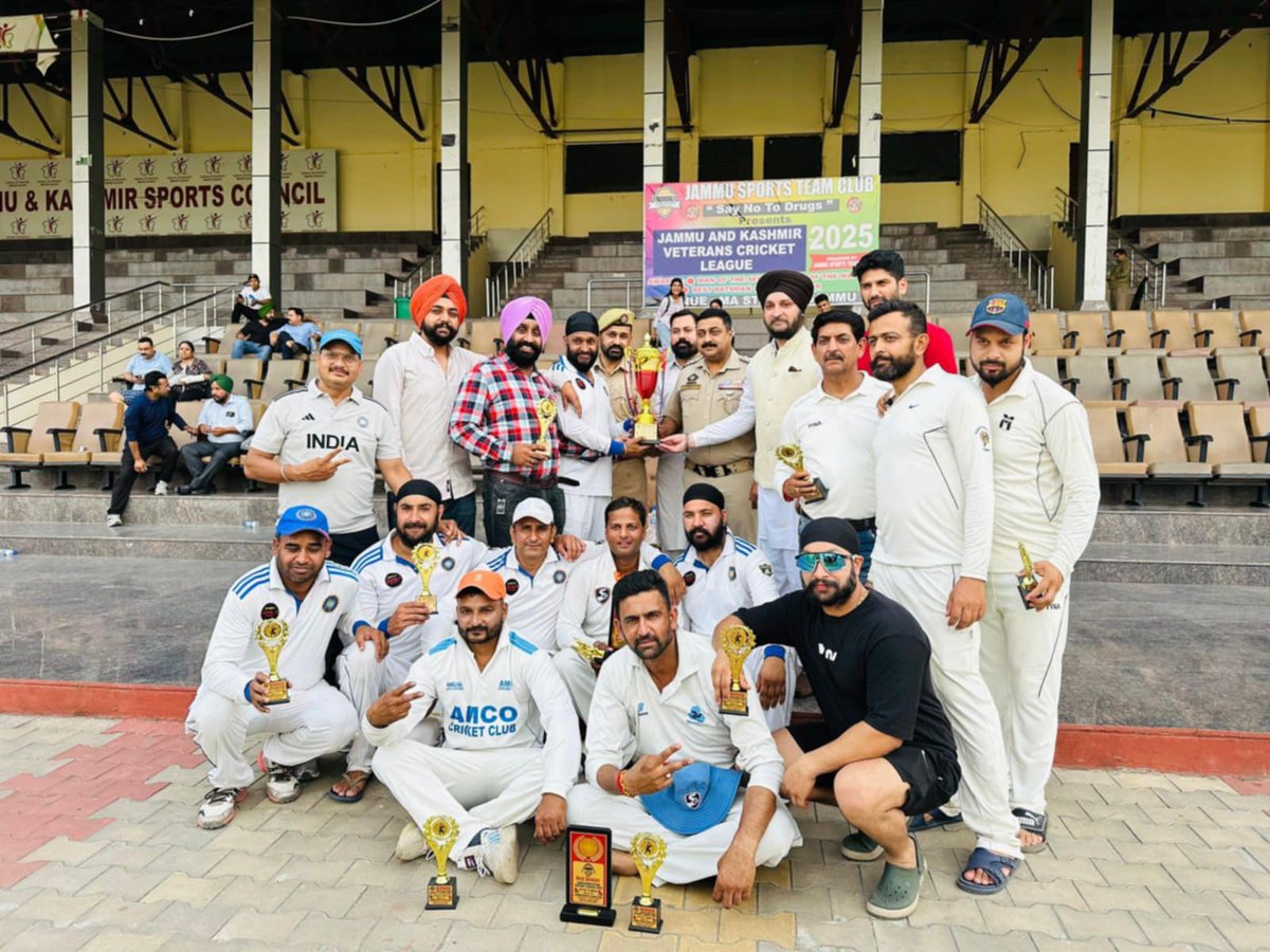 JKYNC (@yncjk) on Twitter photo JKYNC Provincial President Jammu <a href="/Tejinder013_NC/">Tejinderpal Singh(Aman)NC ੴ ☬ ੴ 🇮🇳</a> today attended the finals of the J&K Veterans Cricket League 2025 at MA Stadium, Jammu as Chief Guest. Youth leaders Sachin Bhatti and Gursharan Singh also attended the event as special invitees. JKYNC Provincial President Jammu <a href="/Tejinder013_NC/">Tejinderpal Singh(Aman)NC ੴ ☬ ੴ 🇮🇳</a> today attended the finals of the J&K Veterans Cricket League 2025 at MA Stadium, Jammu as Chief Guest. Youth leaders Sachin Bhatti and Gursharan Singh also attended the event as special invitees.