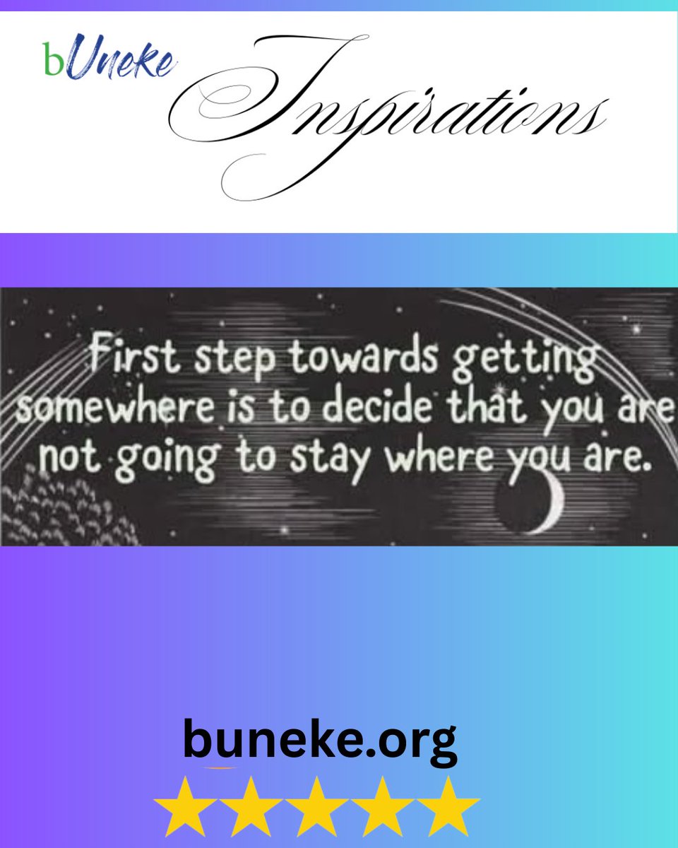 Make the decision, take the first step.
connect@buneke.org
