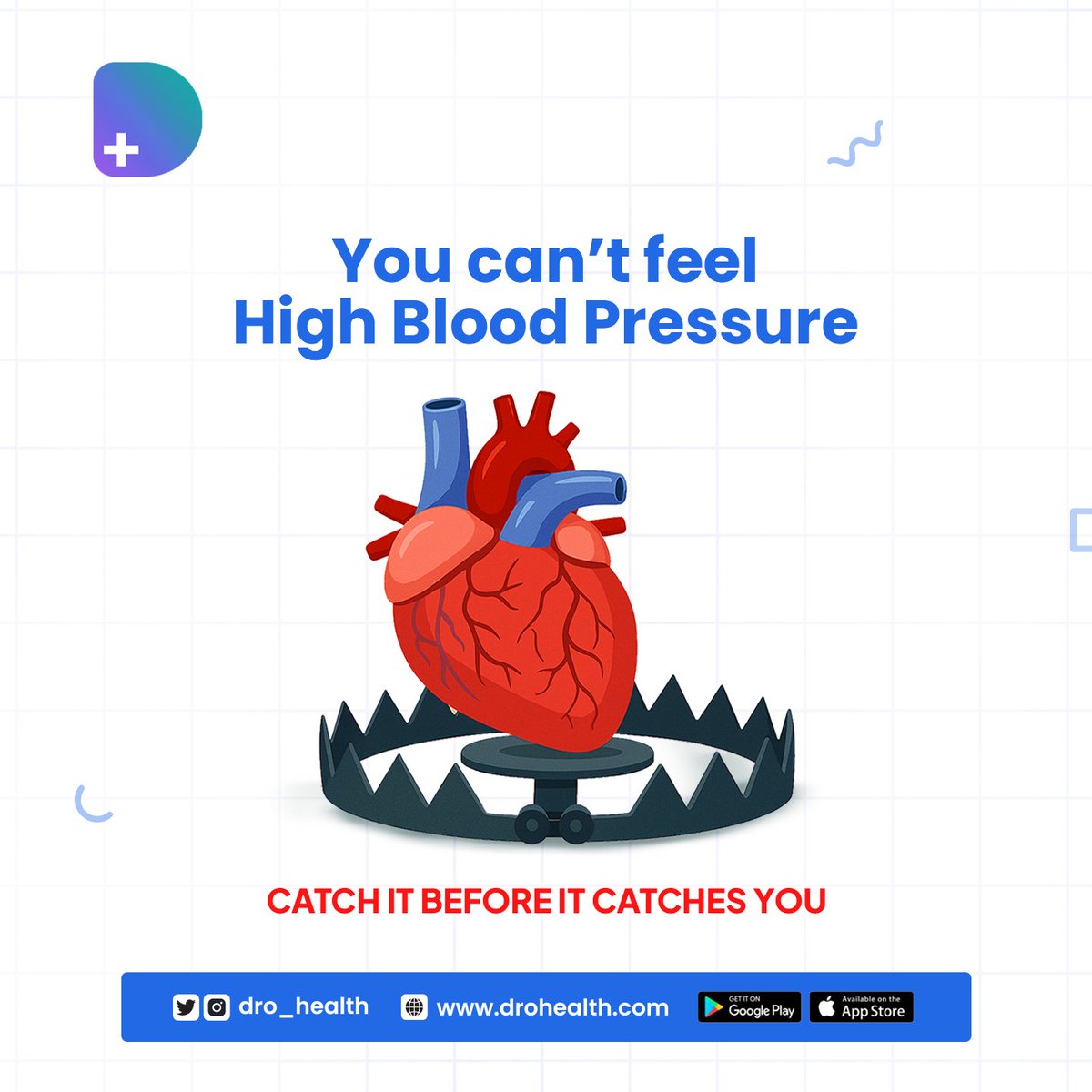 DRO_Health's tweet image. Too busy to check your blood pressure? That’s exactly why you need to. 

Subscribe to our wellness program to get a Bluetooth BP monitor and start tracking your vitals. 

Catch that high blood pressure before it catches you.