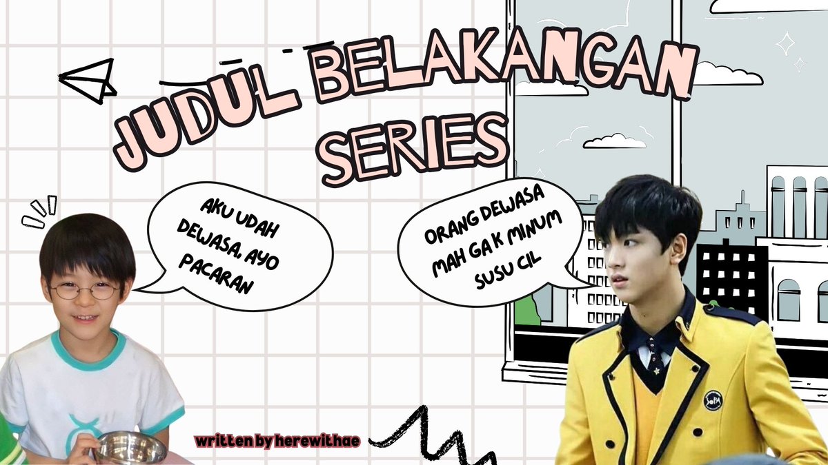 herewithae's tweet photo. Nohyuck / Jendong series au

— JUDUL BELAKANGAN

Tags: bxb, older hc, profanities (jaga-jaga), age-gap

© written by herewithae https://t.co/luo1HoTeeI