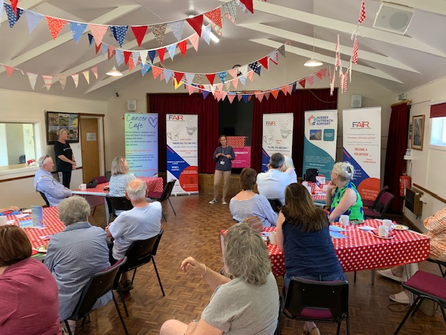 Our lovely Alison attending an event at Winchelsea beach Community Hall by FAIR (Friends Altogether in Rother) they are a charity that is a befriending and information giving charity 🙂
Check them out! fair.org.uk