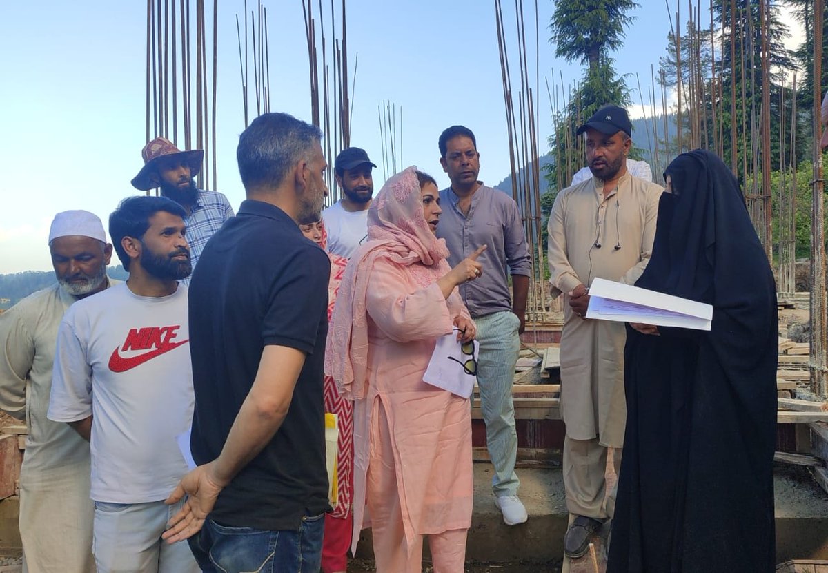 Information and PR Baramulla (@dicbaramulla) on Twitter photo Chairperson DDC B'la <a href="/SafinaMBaig/">Safina Baig</a> today toured Wagoora-Kreeri to inspect key developmental works including school buildings at Bandi Bala & Kohlina & the 50m span Shrunz Bridge. Emphasized timely completion & quality execution.
<a href="/OfficeOfLGJandK/">Office of LG J&K</a>
<a href="/CM_JnK/">Office of Chief Minister, J&K</a>
<a href="/diprjk/">Information & PR, J&K</a>
<a href="/mingasherpa/">Minga Sherpa</a> Chairperson DDC B'la <a href="/SafinaMBaig/">Safina Baig</a> today toured Wagoora-Kreeri to inspect key developmental works including school buildings at Bandi Bala & Kohlina & the 50m span Shrunz Bridge. Emphasized timely completion & quality execution.
<a href="/OfficeOfLGJandK/">Office of LG J&K</a>
<a href="/CM_JnK/">Office of Chief Minister, J&K</a>
<a href="/diprjk/">Information & PR, J&K</a>
<a href="/mingasherpa/">Minga Sherpa</a>