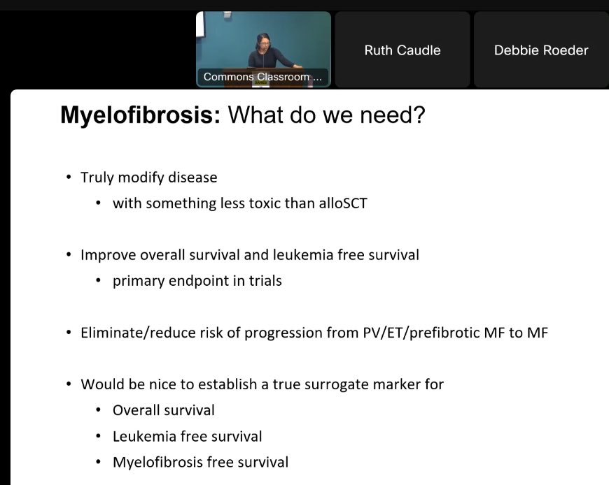 WakeForestIM's tweet image. Dr. Rupali Bhave MD @WakeCancer presented “Updates in Myelofibrosis” for Grand Rounds !