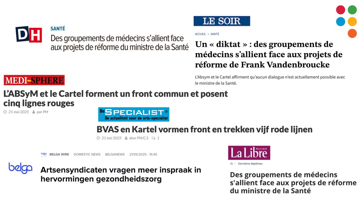 Gisteren communiceerden we ons gemeenschappelijk standpunt met het Kartel omtrent de hervormingsagenda van de minister van Volksgezondheid Frank Vandenbroucke waarin we 5 rode lijnen formuleerden die voor ons niet overschreden mogen worden door het beleid. We zijn blij te zien