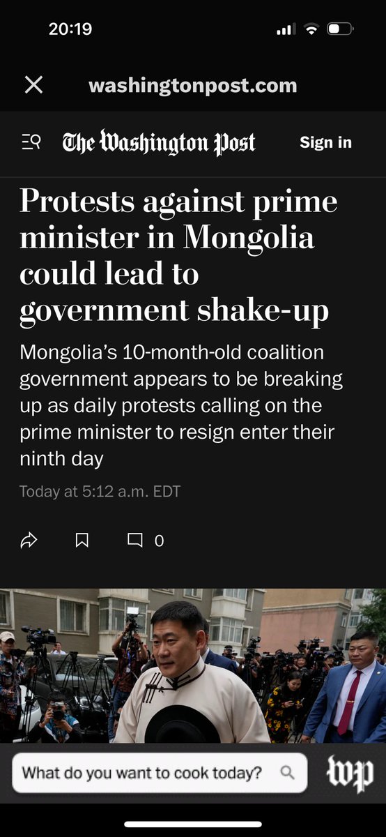 Дэлхий нийтэд шившгээ дэлгэж Washington post сонинд гарлаа.