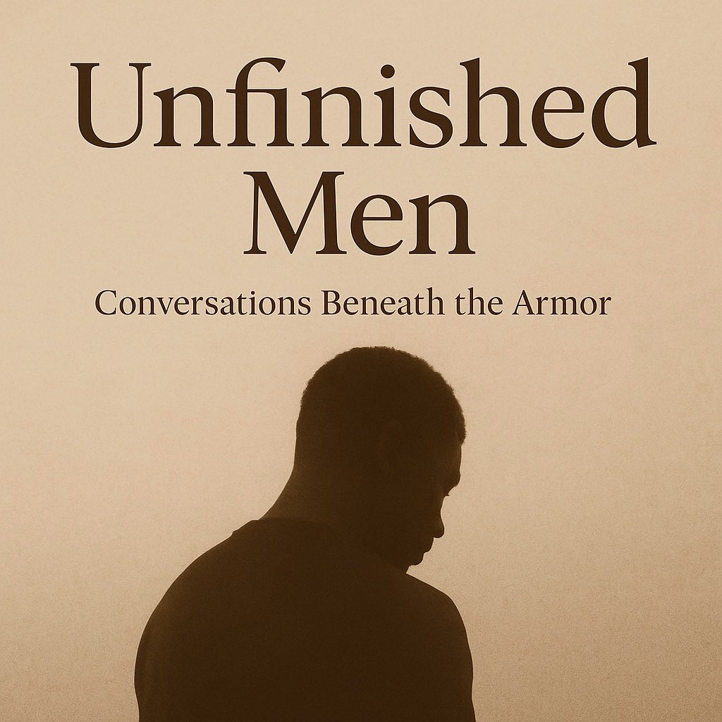 saltandmercy's tweet photo. UNFINISHED MEN is not just a podcast, it's a necessary conversation.
A conversation about the men we've loved, the ones who left, the ones who stayed but never really showed up.
It's about the fathers who were present but emotionally absent. https://t.co/M2YhBQf5H9