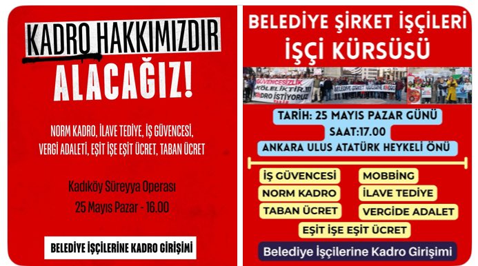 taşeron iş sendikası tweet media