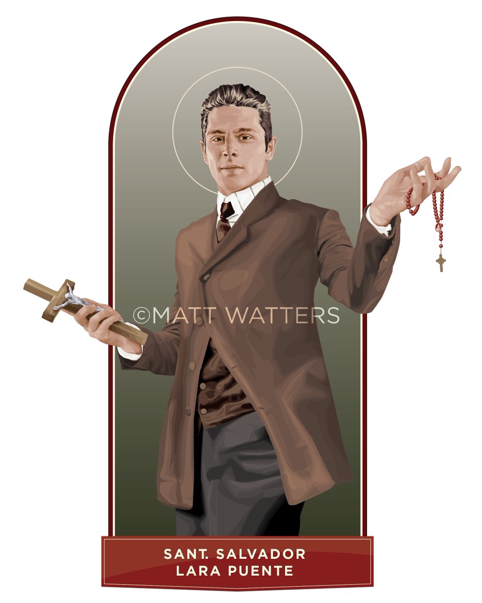 Yesterday, May 21, we celebrated the feast day of St. Salvador Lara Puente, a young martyr of the Cristero War in Mexico. At just 21, Salvador showed unwavering courage, standing firm in his faith despite persecution. A former seminarian, he supported his family while leading