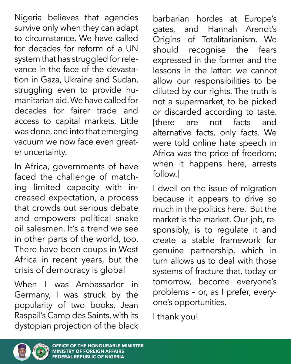 Statement by the Honourable Minister of Foreign Affairs, His Excellency, Yusuf Maitama Tuggar, OON at the European Union-African Union Ministerial Follow-up Committee and 3rd EU-AU Ministerial Meeting in Brussels, Belgium.