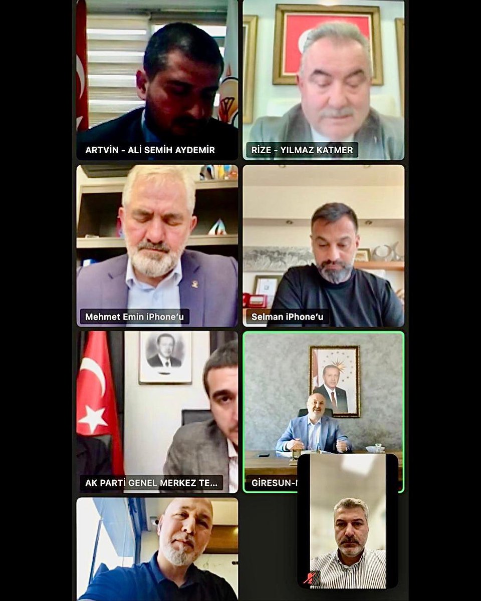 drsezginmumcu's tweet photo. Genel Merkez Teşkilat Başkan Yardımcımız Sn. Ensar Topçu ve İl Koordinatörümüz Amasya Milletvekili Sn. Hasan Çilez’in katılımlarıyla, Doğu Karadeniz İl Başkanları Toplantımızı telekonferans yöntemiyle gerçekleştirdik.

İstişare ve koordinasyonun ön planda olduğu verimli bir toplantı oldu.