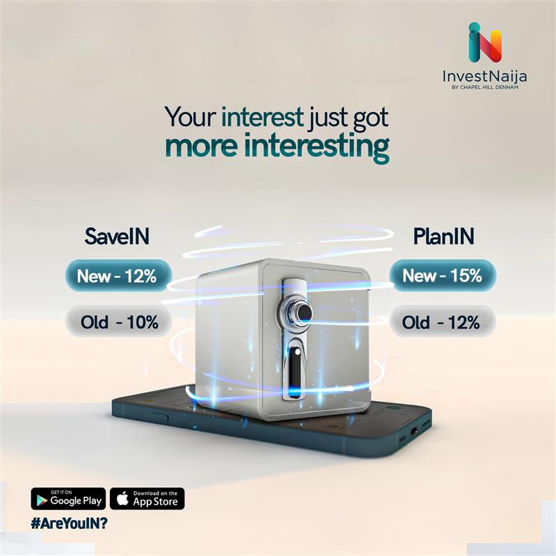 investnaija's tweet image. InvestNaija save and plan rates just went up 👀

Earn up to 15% per annum while your money chills.
No stress, just smart returns.

📲 Download the app. Link in Bio

#InvestNaija #SaveBetter #MoneyMoves