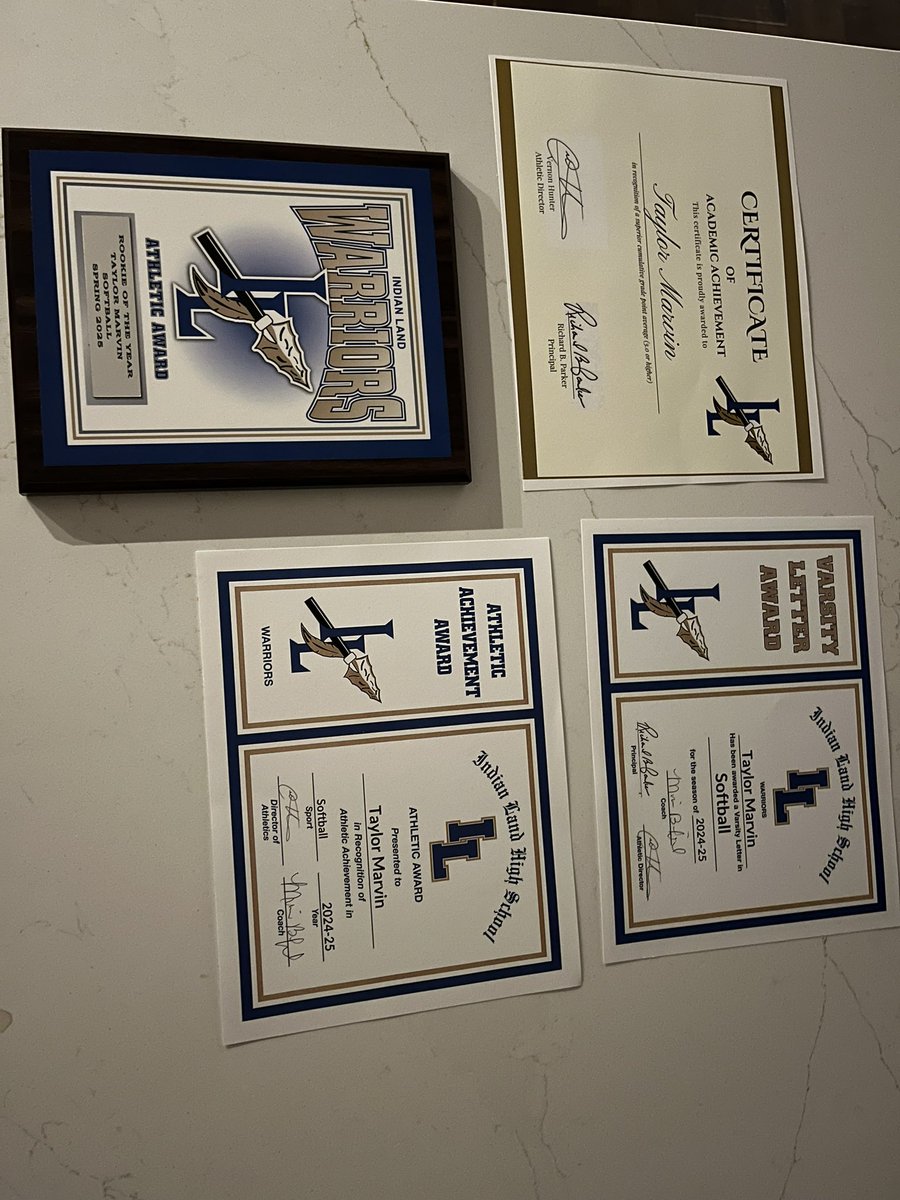 Thank you to my teammates, coaches, and parents for making this season one to remember. I was awarded the “Rookie Of The Year” award and the “Academic Achievement”. #BeElite
