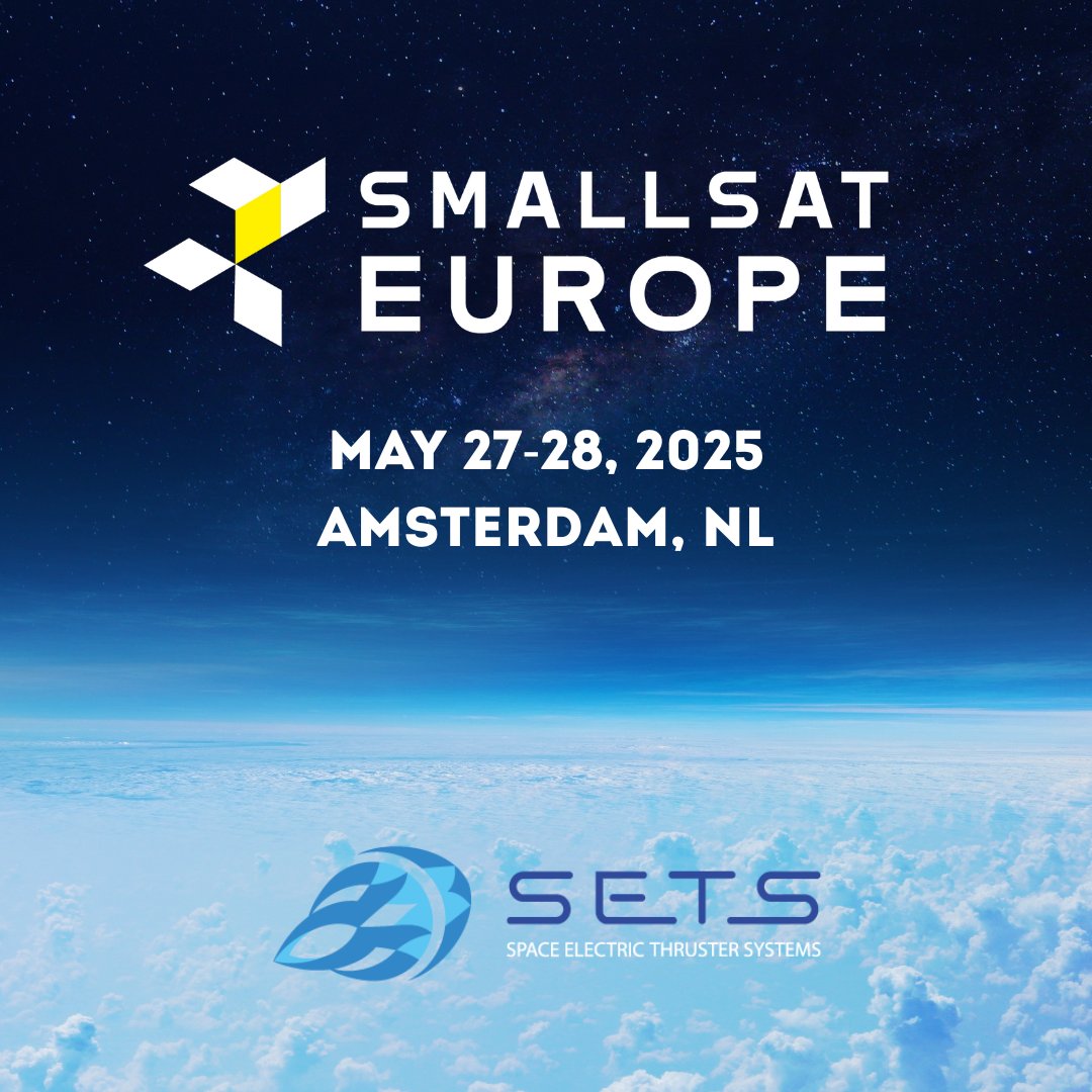 sets_space's tweet photo. Next week promises to be an exciting one for the European space community. That’s because SmallSat Europe will take place on 27-28 May!🛰️ 

Let us know if you want to meet with us - email us hello@sets.space and we will schedule it during the event! 📩 https://t.co/GOEKBB6WqR