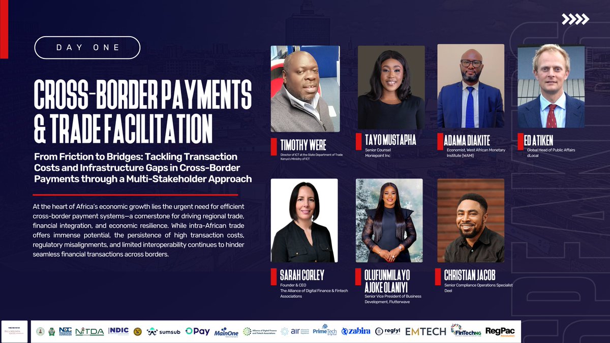 RegtechAfrica's tweet photo. Happening Now at #RegTechAfricaConference2025
From Friction to Bridges: Tackling Transaction Costs and Infrastructure Gaps through a Multi-Stakeholder Approach
https://t.co/QdpvvgRiD4
#RegTechAfrica2025 #Speakers #RTAC2025 #RTCA25 #RTCA #RTCA2025 #DigitalFinance https://t.co/sdQoE6CwA6