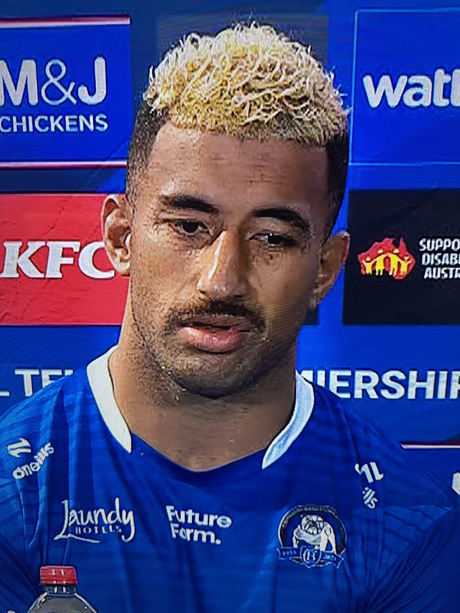 Hynesight7's tweet image. Kiks, you ok, bro? #NRLBulldogsDolphins