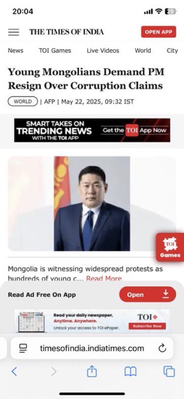 Мега нэг ч төсөл гадаадын хөрөнгө оруулалтгүйгээр эхлэх ч боломжгүй! Авлигажсан улсад гадаадын хөрөнгө оруулалт ордоггүй юм шүү гэж зөндөө хэлж байв!

Гэвч өнөөдөр Монгол улсыг дэлхийд шившиглэж эхэлжээ🆘