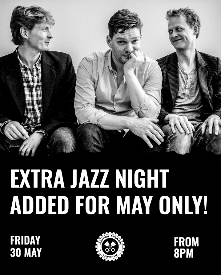 Join @willdbartlett @krisborring and @rpdavey from 8pm on Friday 30 May for their only London date this year. 

Bar open till late and it's FREE ENTRY.

#IgnitionBrewery #Sydenham #MicroBrewery #SocialEnterprise #IgnitionBeer #CraftBeer #sydenhamlife #sydenhambar #livemusicsy ...