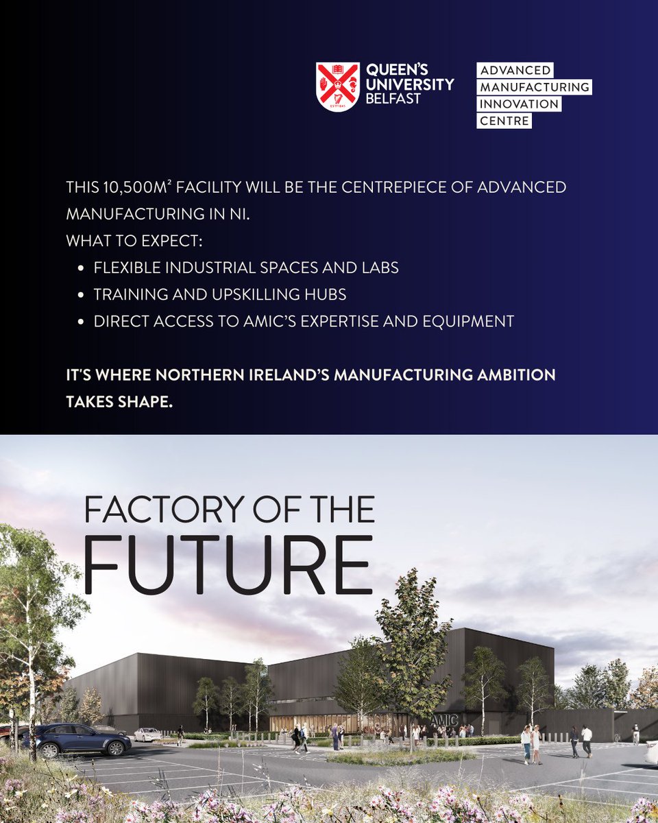 Belfast Region City Deal at Queen's (@qubcitydeal) on Twitter photo #AMIC is proud to support <a href="/ManufacturingNI/">Manufacturing NI</a> — not just celebrating the sector, but helping shape its future.
From smart design to digital factories, sustainable materials to emerging technologies, AMIC is backing big ideas with real capability.
More at: we-are-amic.com. #AMIC is proud to support <a href="/ManufacturingNI/">Manufacturing NI</a> — not just celebrating the sector, but helping shape its future.
From smart design to digital factories, sustainable materials to emerging technologies, AMIC is backing big ideas with real capability.
More at: we-are-amic.com.
