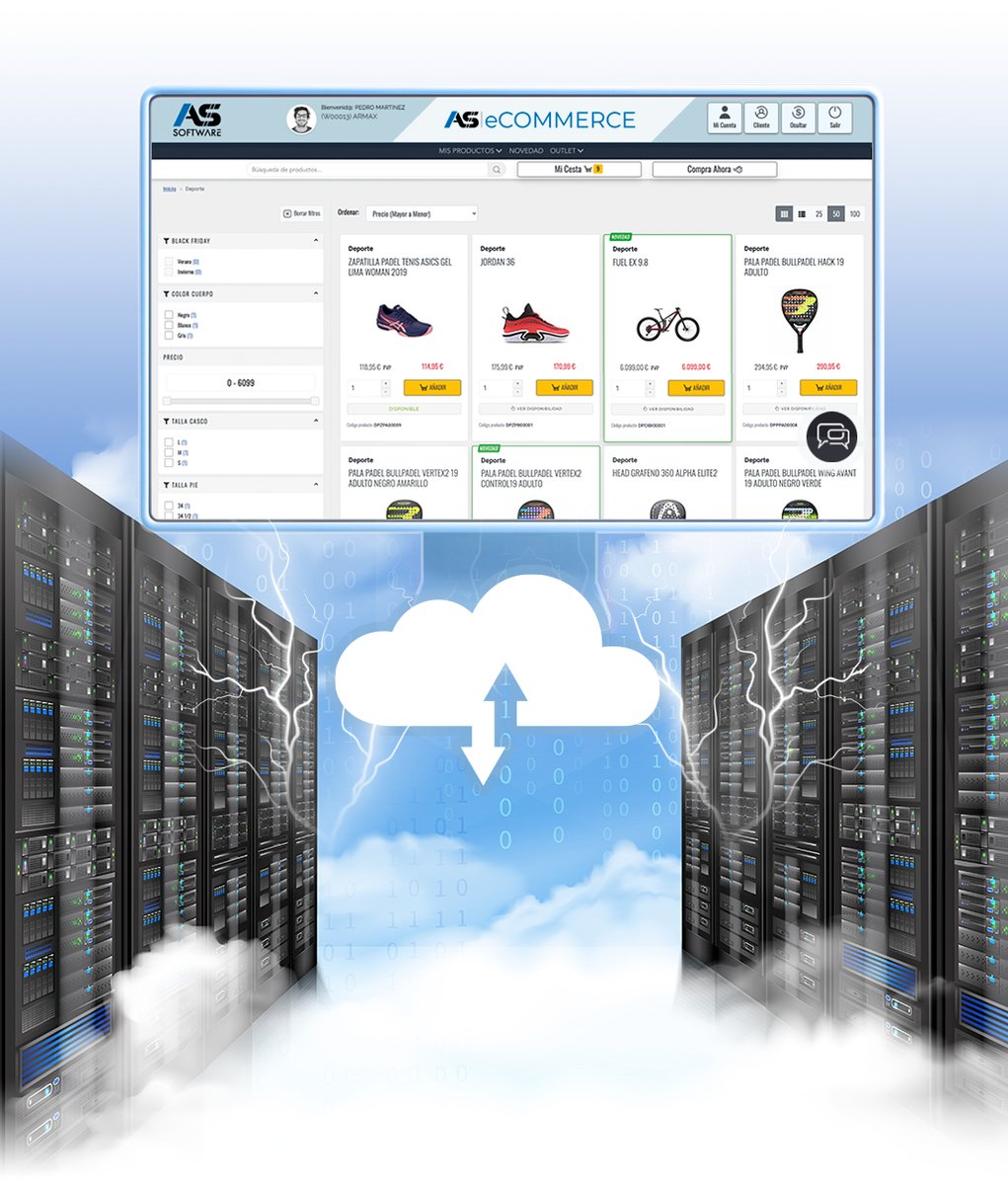 AS eCommerce + Hosting

Solución todo en uno para vender online totalmente integrado con su negocio

- Rendimiento ultrarrápido y constante.
- Carga tus páginas en segundos y ofrece una experiencia impecable.
- Aumenta tus ventas.
- Confía en una infraestructura segura y estable.
