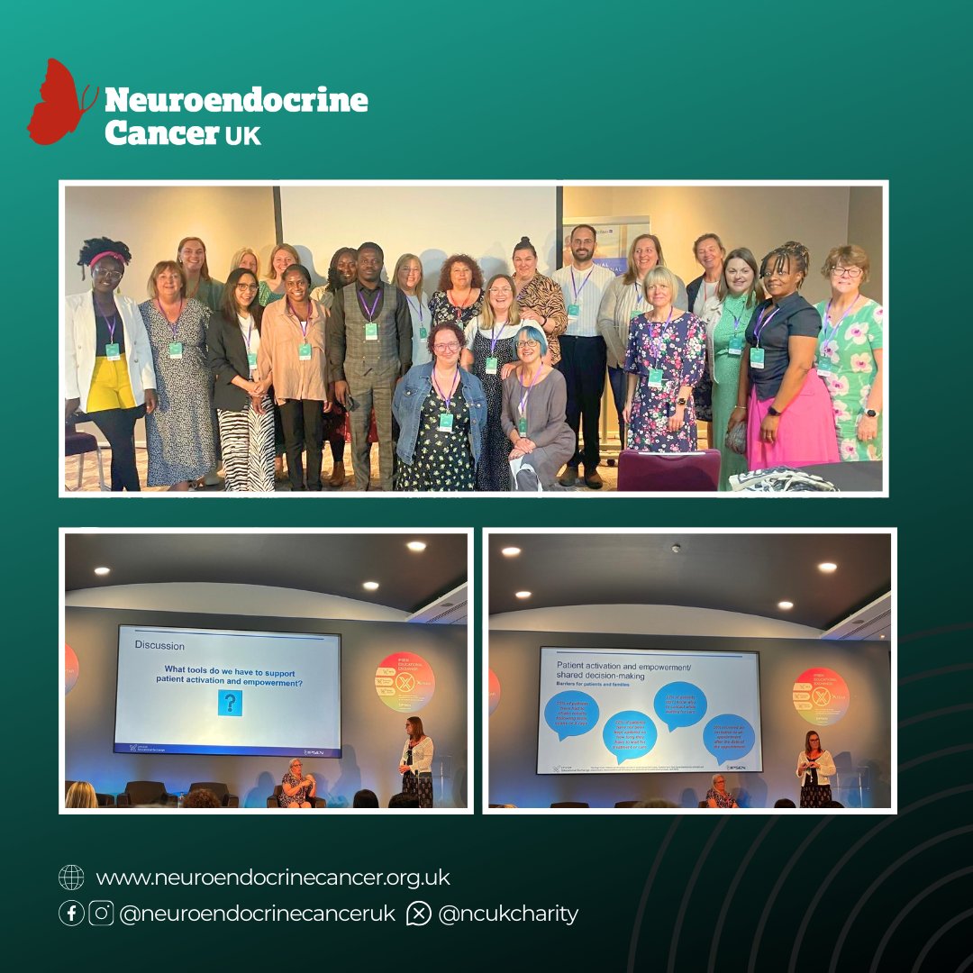 Last week, Neuroendocrine Cancer UK CEO Catherine joined the Educational Exchange Ipsen Talk alongside colleagues from across the UK.

Key topics:
✔️ Patient activation &amp; empowerment
✔️ Shared decision-making
✔️ Tools to support NET patients

Collaboration matters.