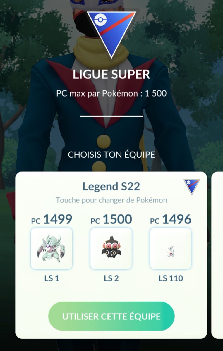 PoGoRohanD15's tweet photo. Legend ! 
#pokemongo #gobattleleague https://t.co/SQtwBOILYe
