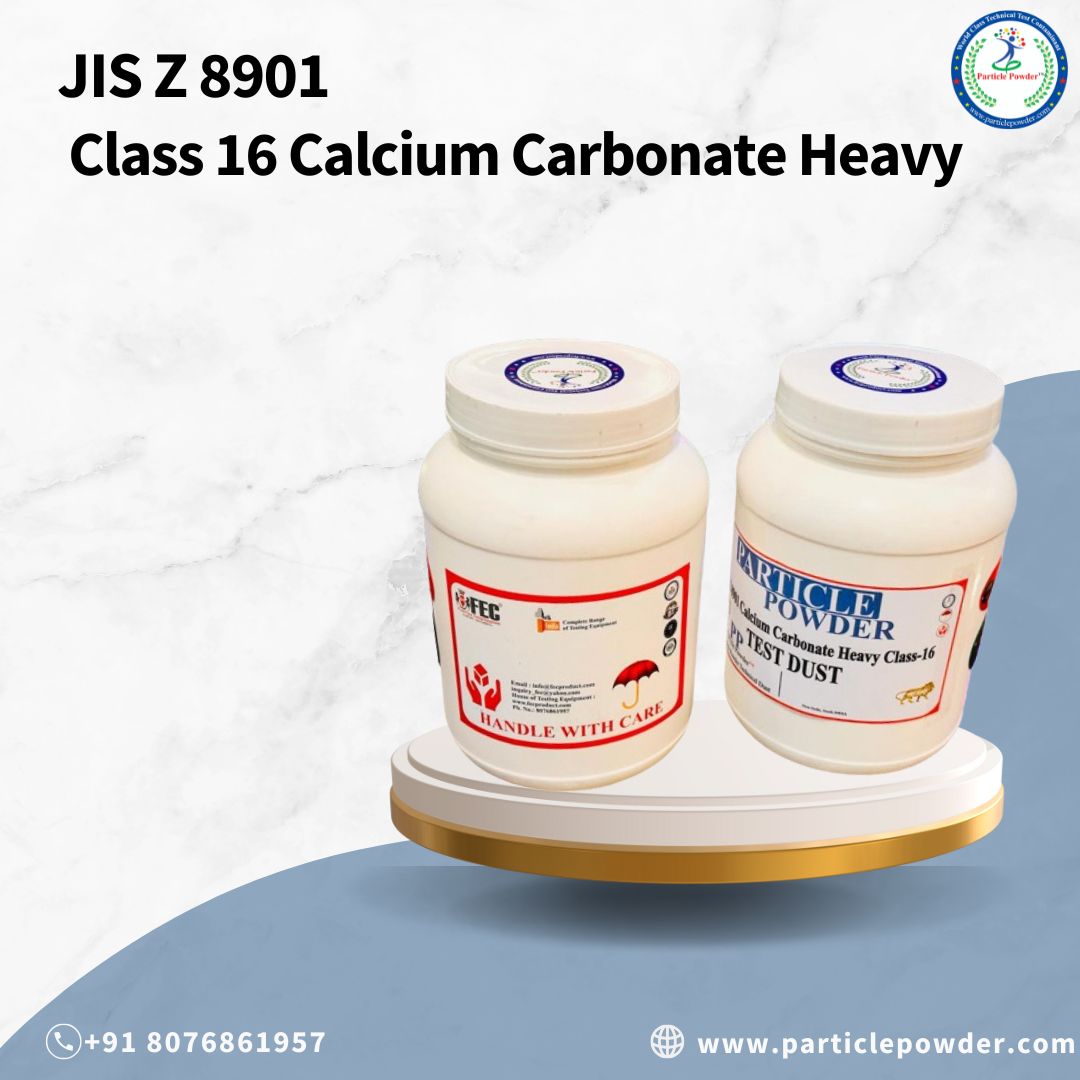 Particle Powder (@particlepowder3) on Twitter photo JIS Z 8901 Class 16 – Calcium Carbonate (Heavy)
High-Density Test Dust for Precision Wear & Clogging Simulations
By Particle Powder – Specialists in Certified Technical Test Dust
WhatsApp / Call: +91 8076861957
Email: inquiry_fec@yahoo.com
Website: particlepowder.com JIS Z 8901 Class 16 – Calcium Carbonate (Heavy)
High-Density Test Dust for Precision Wear & Clogging Simulations
By Particle Powder – Specialists in Certified Technical Test Dust
WhatsApp / Call: +91 8076861957
Email: inquiry_fec@yahoo.com
Website: particlepowder.com