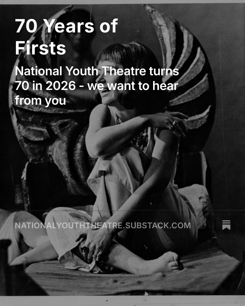 NationalYouthTheatre (@nytofgb) on Twitter photo 📢 We're hiring!
We're looking for someone to bring 70 years of National Youth Theatre’s archive to life as our new Producer – Storytellers Start Here, a new role supported by <a href="/HeritageFundUK/">The National Lottery Heritage Fund</a>
⏰Deadline: 1pm Tues 10 June
👉 Apply: nyt.org.uk/jobs 📢 We're hiring!
We're looking for someone to bring 70 years of National Youth Theatre’s archive to life as our new Producer – Storytellers Start Here, a new role supported by <a href="/HeritageFundUK/">The National Lottery Heritage Fund</a>
⏰Deadline: 1pm Tues 10 June
👉 Apply: nyt.org.uk/jobs