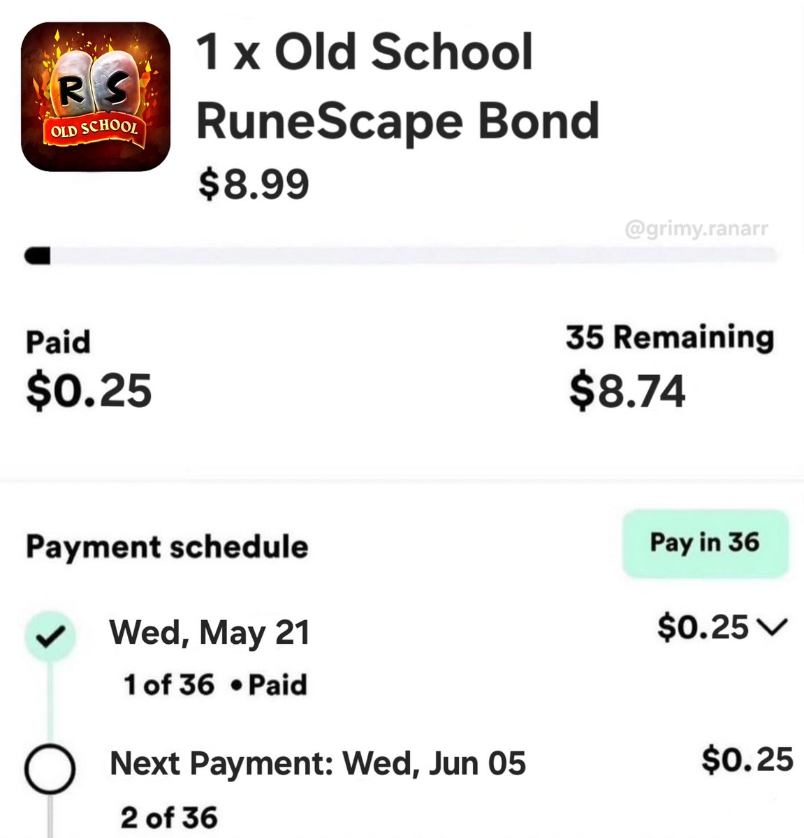 Almost done paying off my bond 😪