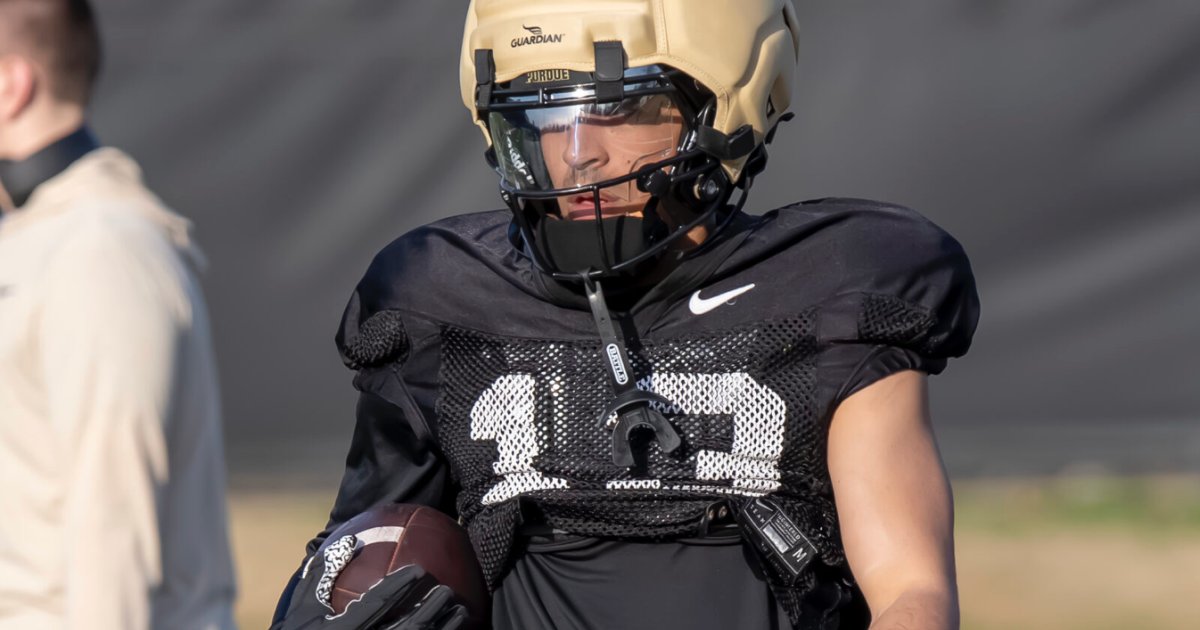 The #Purdue WR room has been gutted--like most positions. The unit has been pumped up via the portal.

Long story short: There's a lot to prove for a position packed with potential but littered with unknowns.

A breakdown. 👇
on3.com/teams/purdue-b…