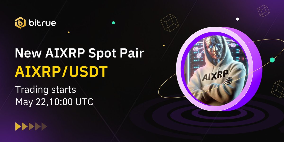 Bitrue (@bitrueofficial) on Twitter photo π₯ New trading pair $AIXRP/USDT is now live on #Bitrue Spot! <a href="/aigentdotrun/">aigent.run</a>
πΉ Deposits now opened via #XRPLedger
π Start trading $AIXRP/USDT now: bitrue.com/trade/aixrp_usβ¦ π Stake $XRP or $AIXRP now to earn 80% APY on $AIXRP: bitrue.com/staking?cn=399β¦ π₯ New trading pair $AIXRP/USDT is now live on #Bitrue Spot! <a href="/aigentdotrun/">aigent.run</a>
πΉ Deposits now opened via #XRPLedger
π Start trading $AIXRP/USDT now: bitrue.com/trade/aixrp_usβ¦ π Stake $XRP or $AIXRP now to earn 80% APY on $AIXRP: bitrue.com/staking?cn=399β¦