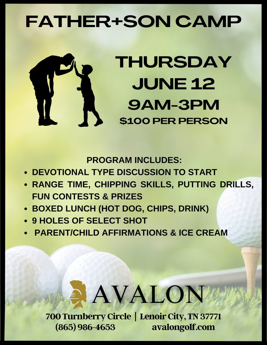 TylerLane720's tweet photo. If your kid is looking to get into golf, I’m facilitating a couple of junior golf days at Avalon this summer. Come join us! (Daughters are welcome on June 12th too!) https://t.co/PuTMq5ZC8g https://t.co/gQzO7vvDLr