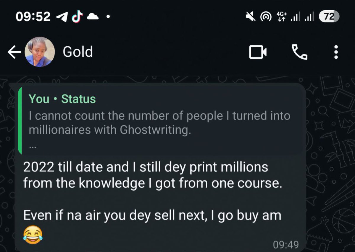 korede_sam94054's tweet image. Nigeria is hard 😳🥱
My student made ---- check the screenshot 👆👆🥳🥳🥳🥳 and this can be you 🫵next week*
See how much my students are making in a week using just their smartphone 👆
While some are complaining of money some are swimming in money aff.stakecut.com/432955/165356