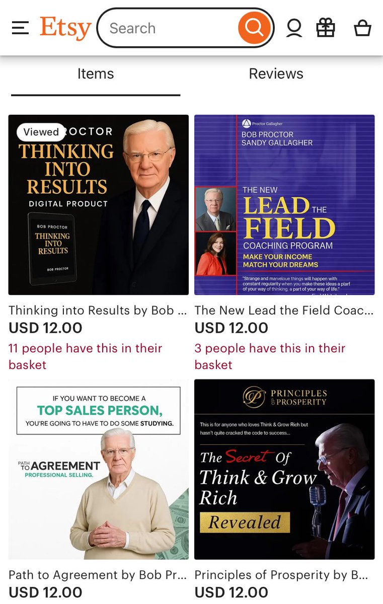 cowdex's tweet photo. Unlock your potential with Bob Proctor’s top programs!
•Thinking Into Results
•Lead the Field
•Path to Agreement
•Think &amp; Grow Rich Revealed

Only $12 on Etsy!
Start now: [insert link]
#Mindset #Sales #Success #BobProctor #SelfImprovement 

https://t.co/xw4z67ysBn https://t.co/Lks5MuuYis