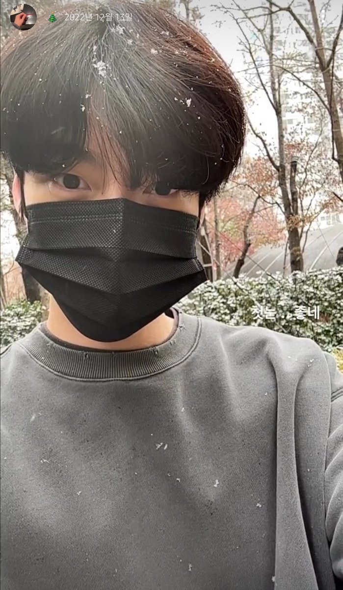 2022년 첫눈 내리던 날을 둘 다 기록으로 남겼구나.. 
혼자 속으로 뭉클해졌는데 폴른 발매일이 12월 6일이라는 거 보고 응...? 하게 됨ㅋㅋㅋ 그래서 찾아봤더니 22년 서울 첫눈은 11월 29일에 내렸다는 거임
우리 째째는 몇번째 눈을 첫눈으로 착각한 거야