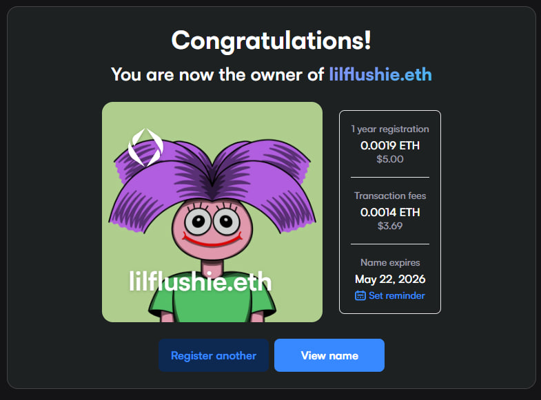 lil_flushie's tweet photo. lilflushie.eth https://t.co/9cvV3yvCJF