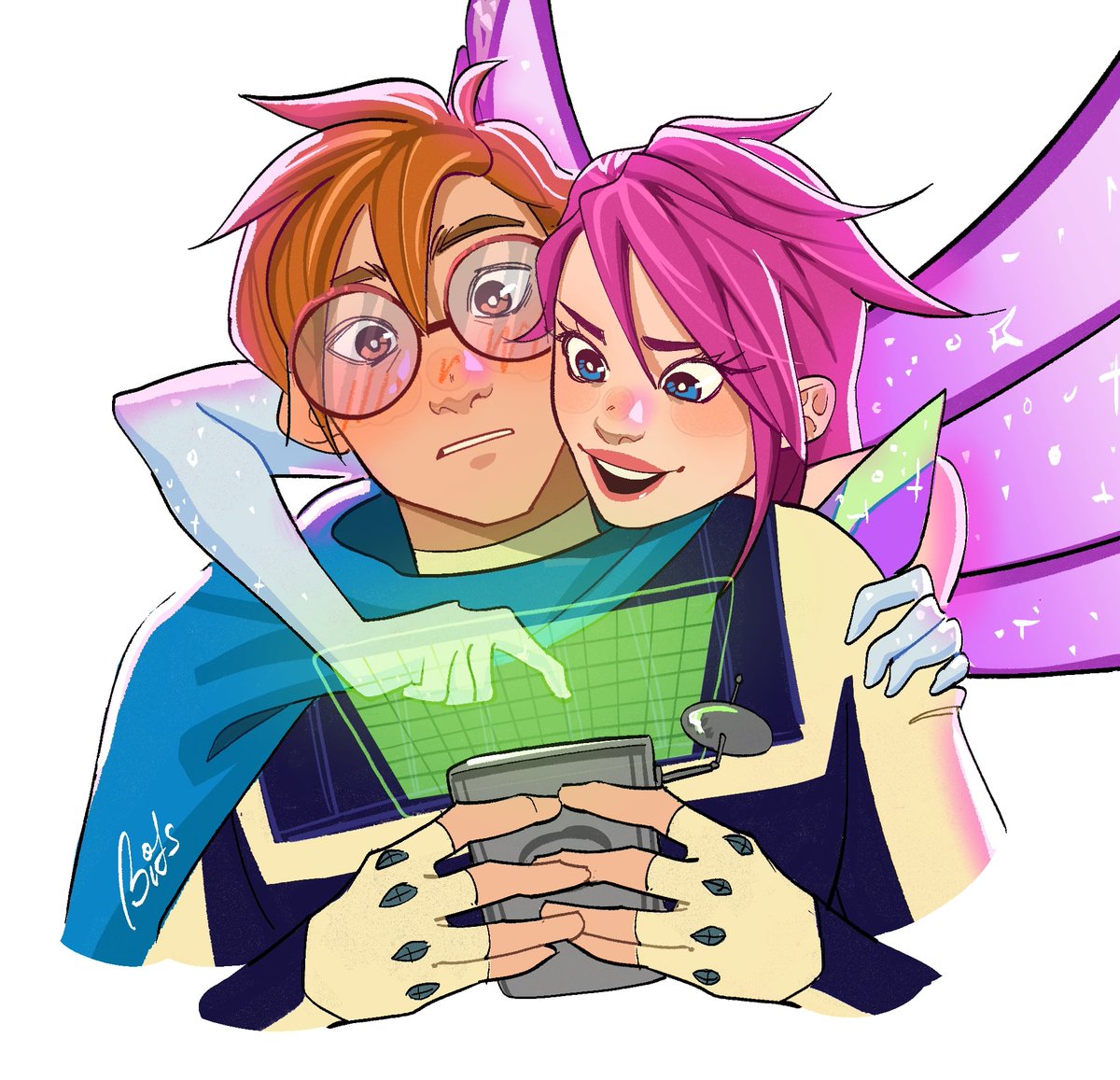 winx club tecna and timmy