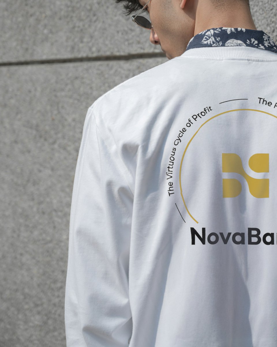 NovaBank0's tweet photo. Wearing the future of finance.
NovaBank isn’t just on-chain — it’s a movement, a mindset, a model.
💸 The Virtuous Cycle of Profit, now in style.
#DeFi #Web3 #NovaBank #FutureOfFinance  #OnChainUtility https://t.co/ijtFGTqHwA